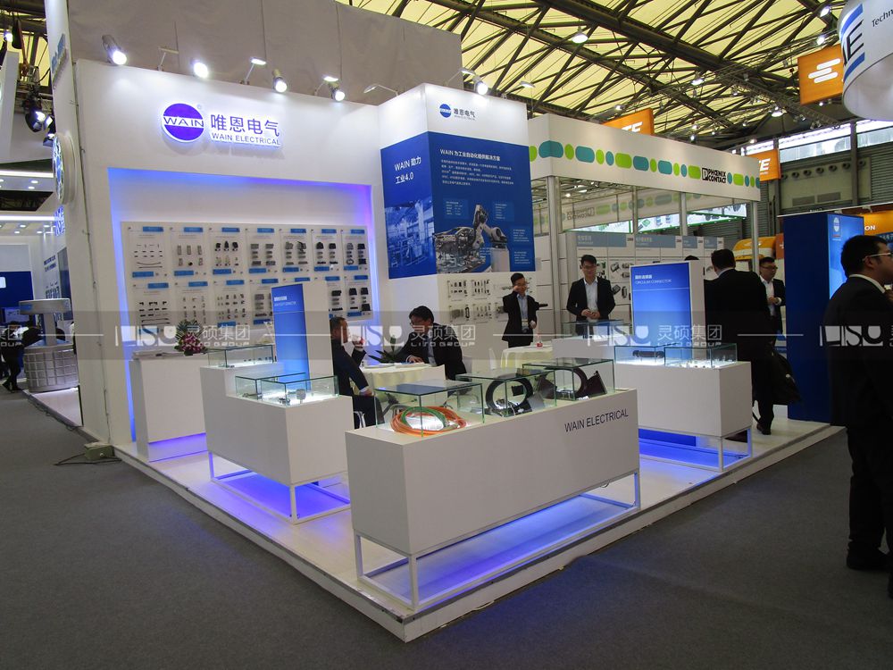 唯恩-慕里黑電子展臺設(shè)計