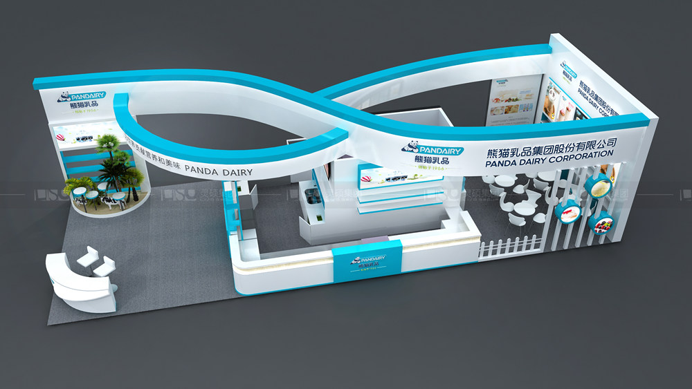 熊貓-酒店用品展臺設(shè)計(jì)搭建案例