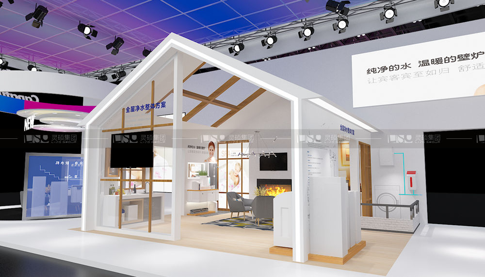 開能-家電展臺(tái)設(shè)計(jì)搭建案例