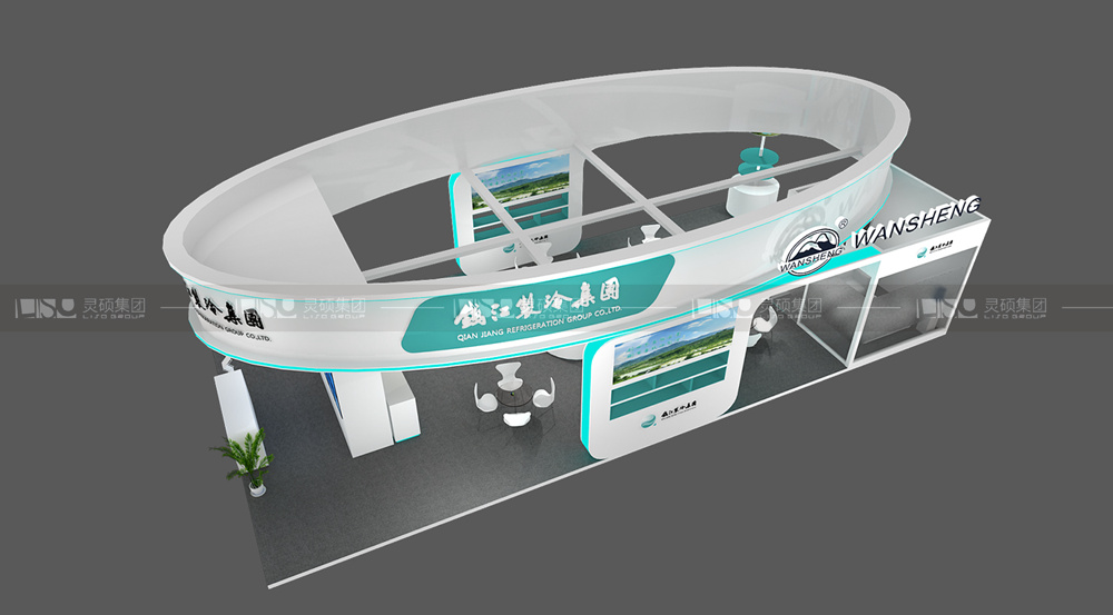 錢江制冷-家電展臺設(shè)計搭建案例