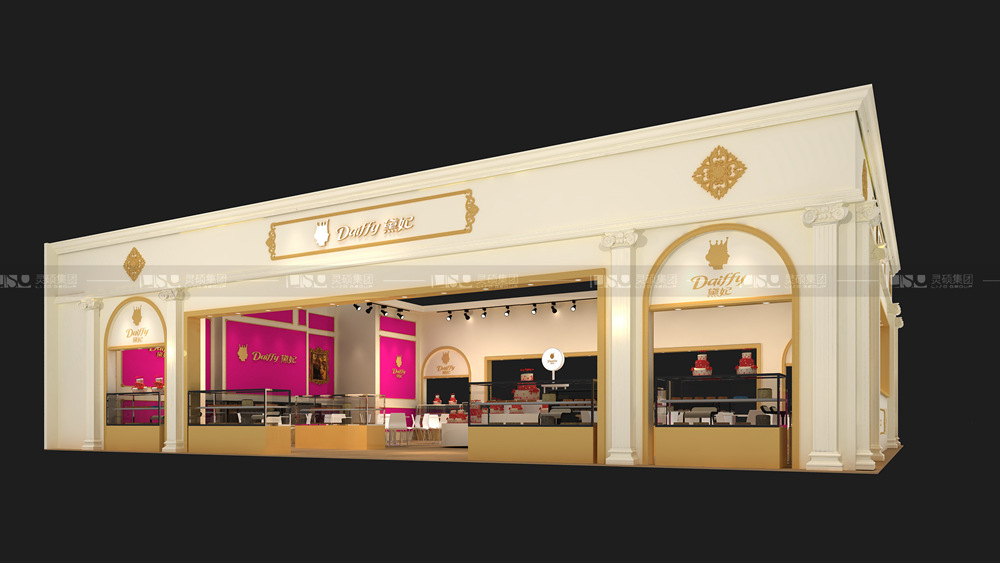 黛妃-焙烤展展臺設(shè)計案例