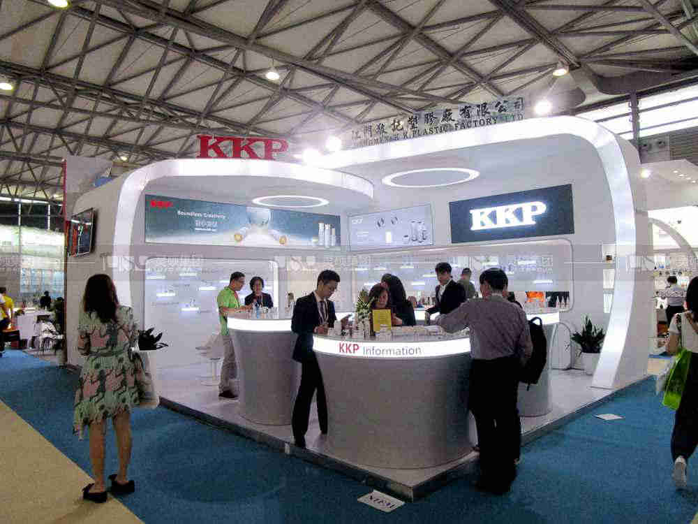 江門敬記-美容展展臺設(shè)計案例