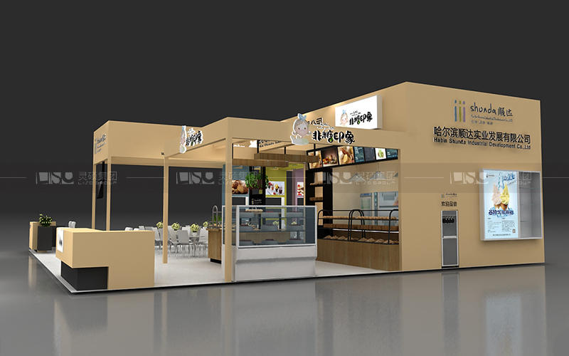 順達(dá)-焙烤展臺設(shè)計(jì)搭建案例