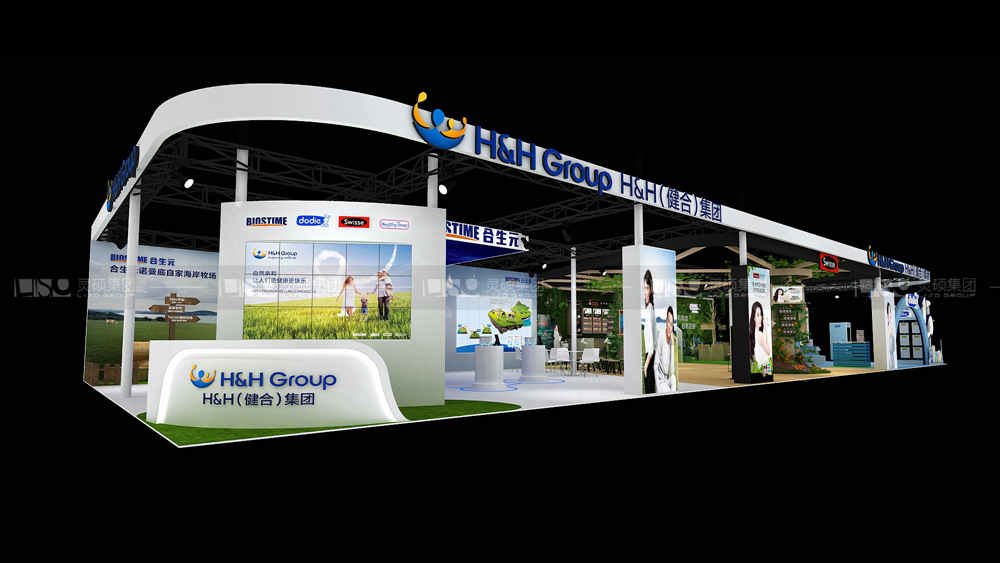 合生元-孕嬰童展臺設(shè)計案例