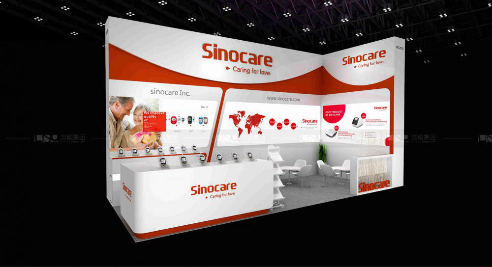 國外展臺(tái)設(shè)計(jì)搭建-三諾生物