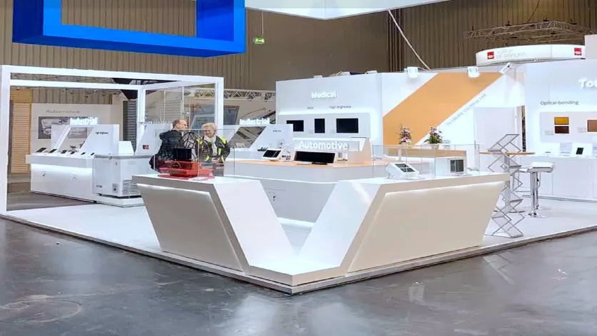 國(guó)外展臺(tái)設(shè)計(jì)搭建-天馬微電子