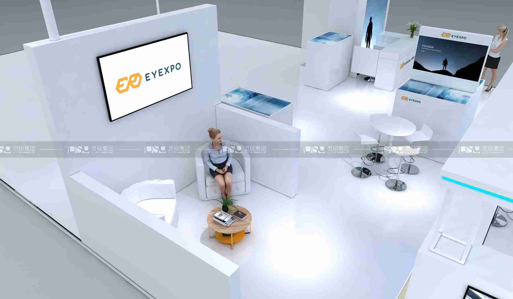 愛視博-2019年上海展會展臺設計案例