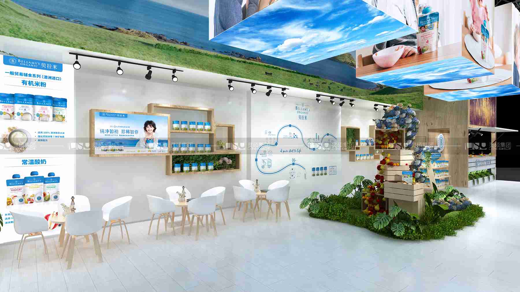 貝拉米-2019年上海展會(huì)展臺(tái)設(shè)計(jì)案例