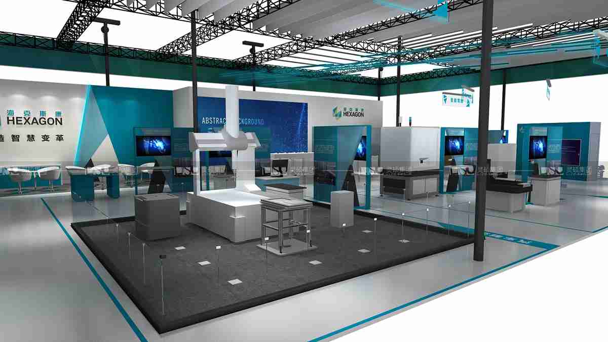 海克斯康-2019年上海展會展臺設(shè)計案例