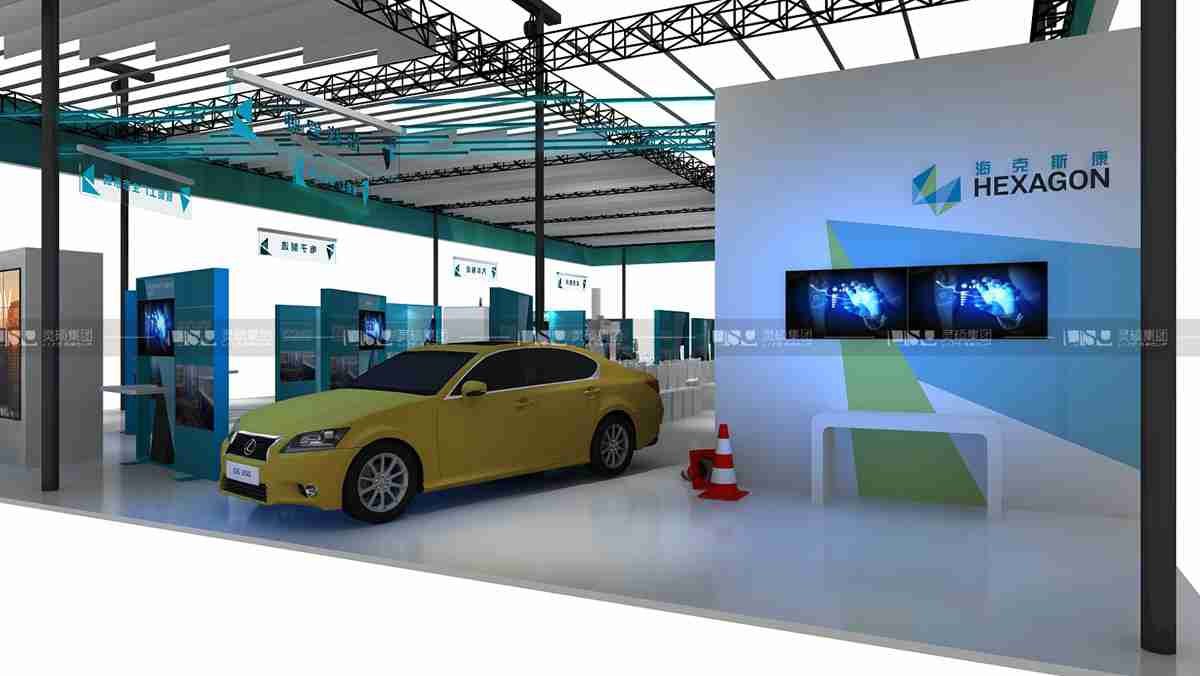 ?？怂箍?2019年上海展會展臺設(shè)計案例