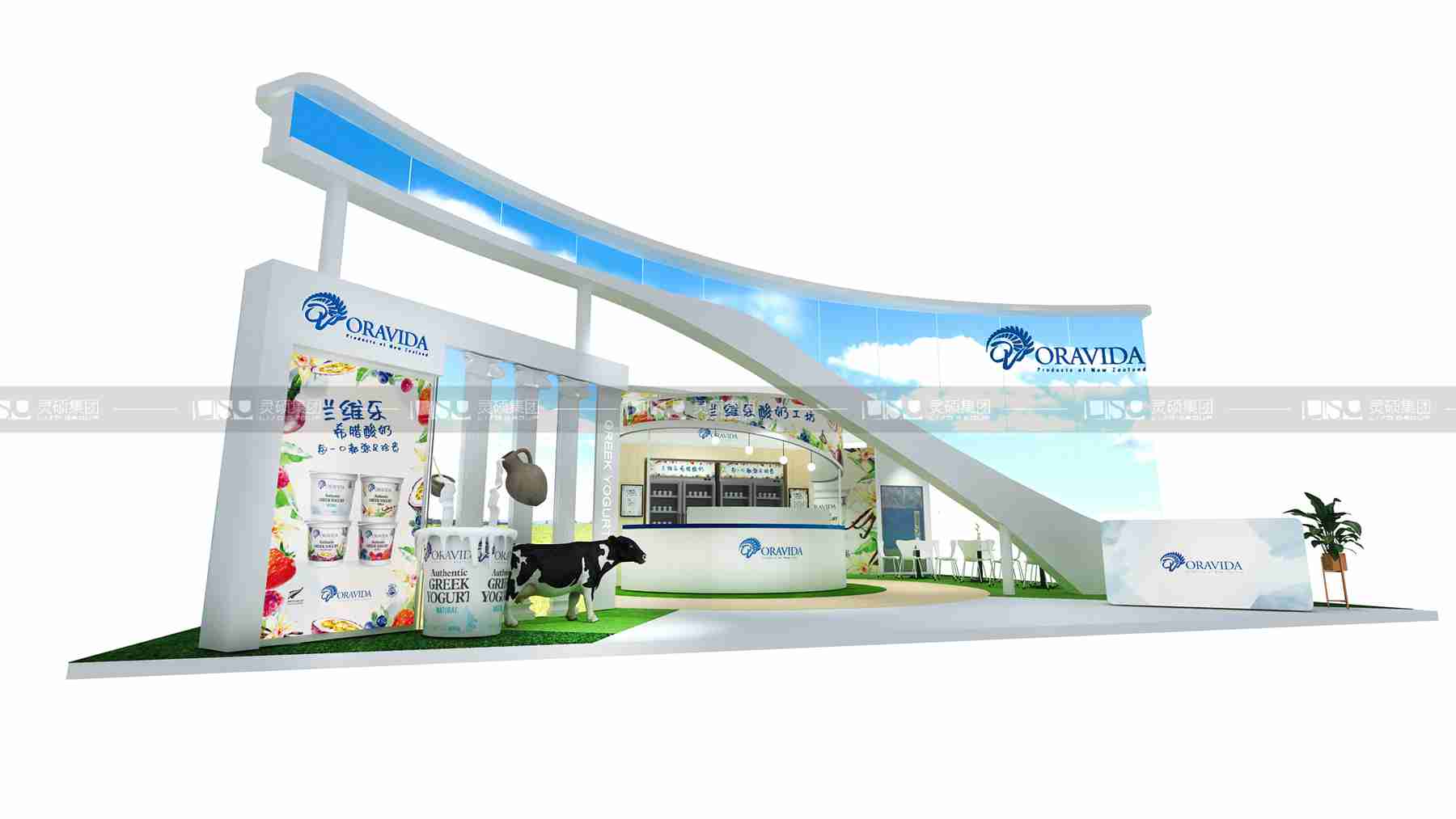 蘭維樂-上海展會(huì)展臺(tái)設(shè)計(jì)搭建案例