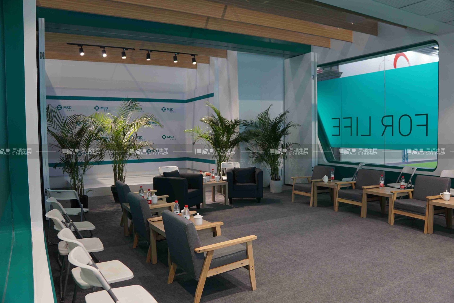 默沙東-上海展會展臺設(shè)計案例