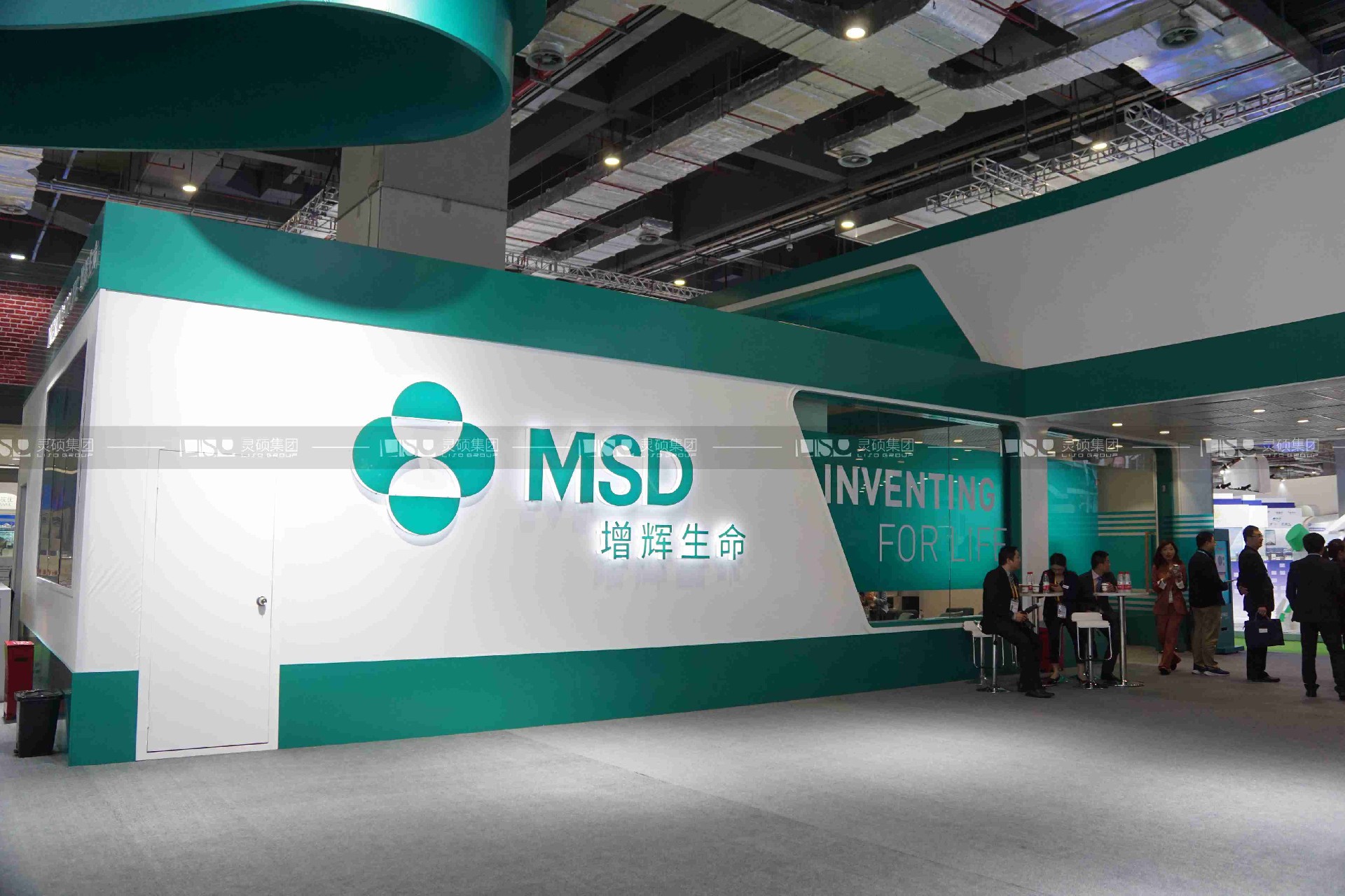 默沙東-上海展會展臺設(shè)計案例