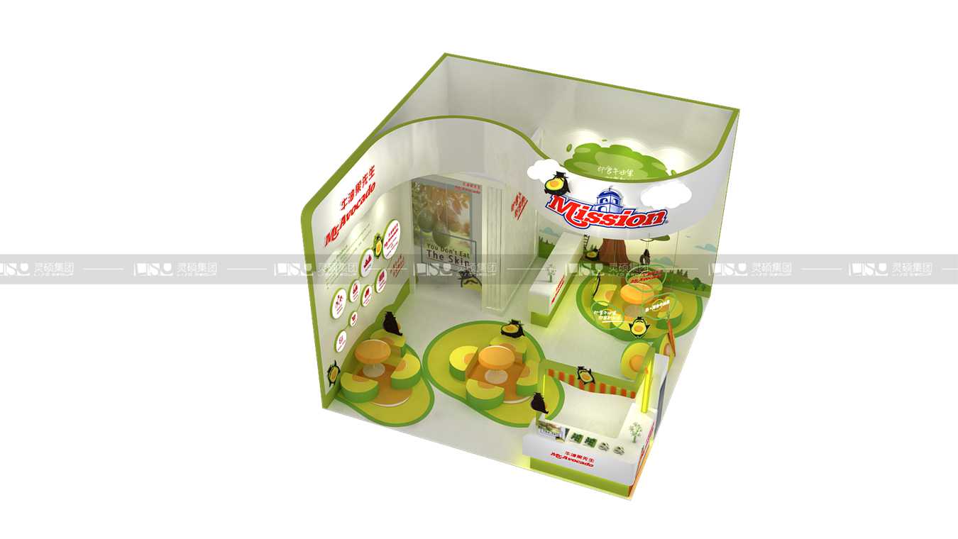牛油果-2019年上海展會(huì)展臺(tái)設(shè)計(jì)案例