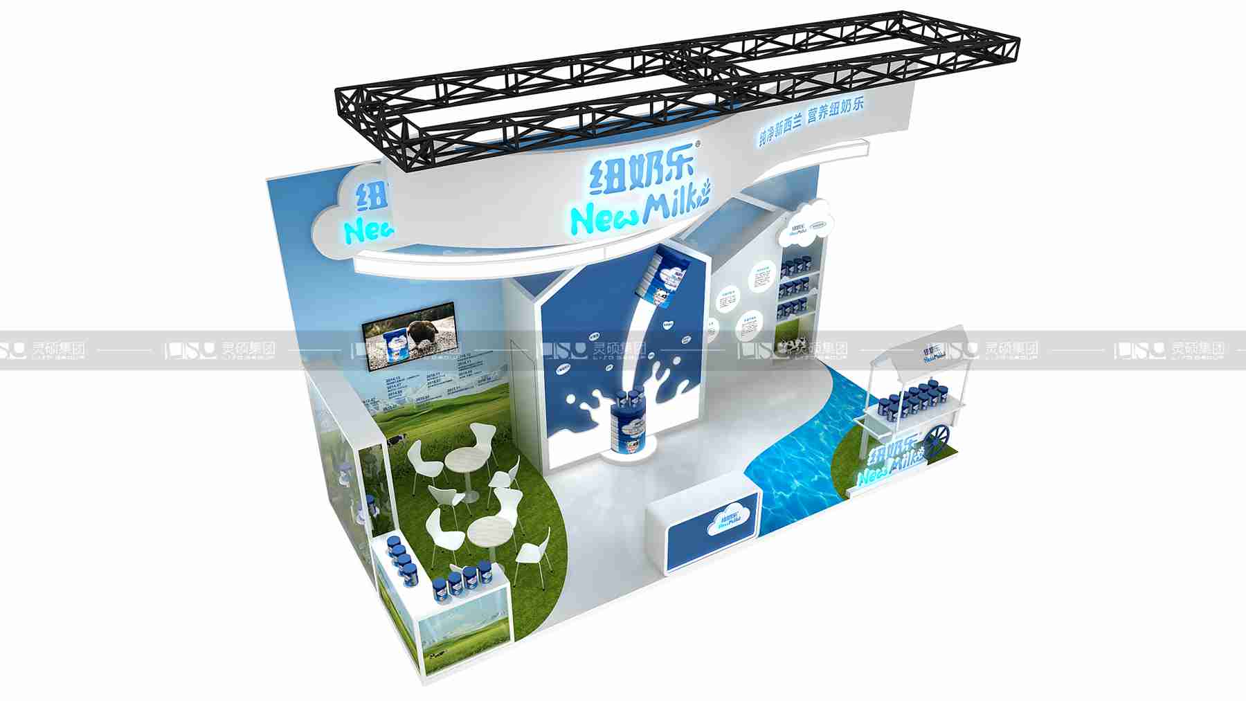 紐奶樂-上海展會展臺設計案例