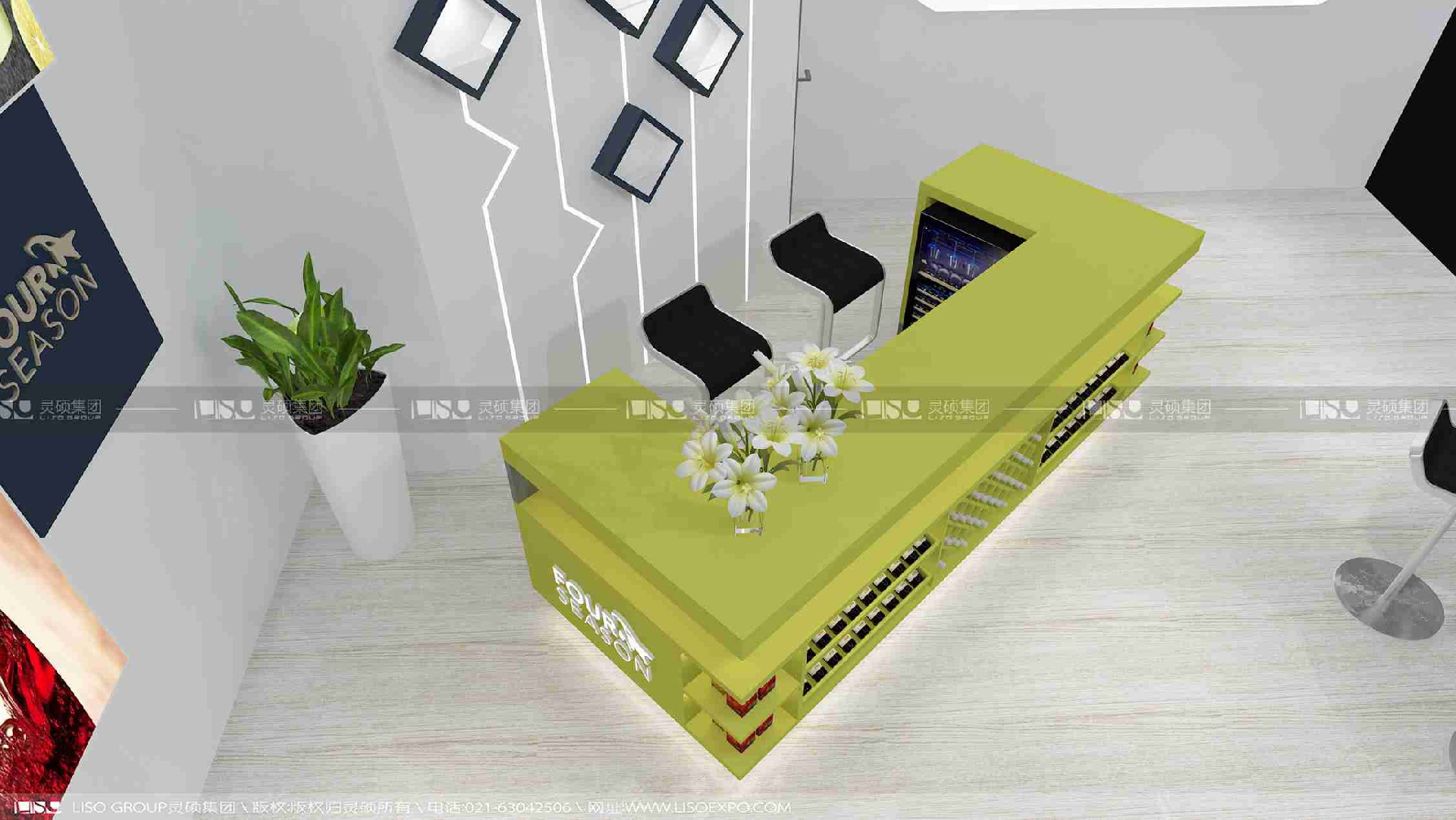 四季供應(yīng)鏈-2019年上海展會展臺設(shè)計(jì)案例