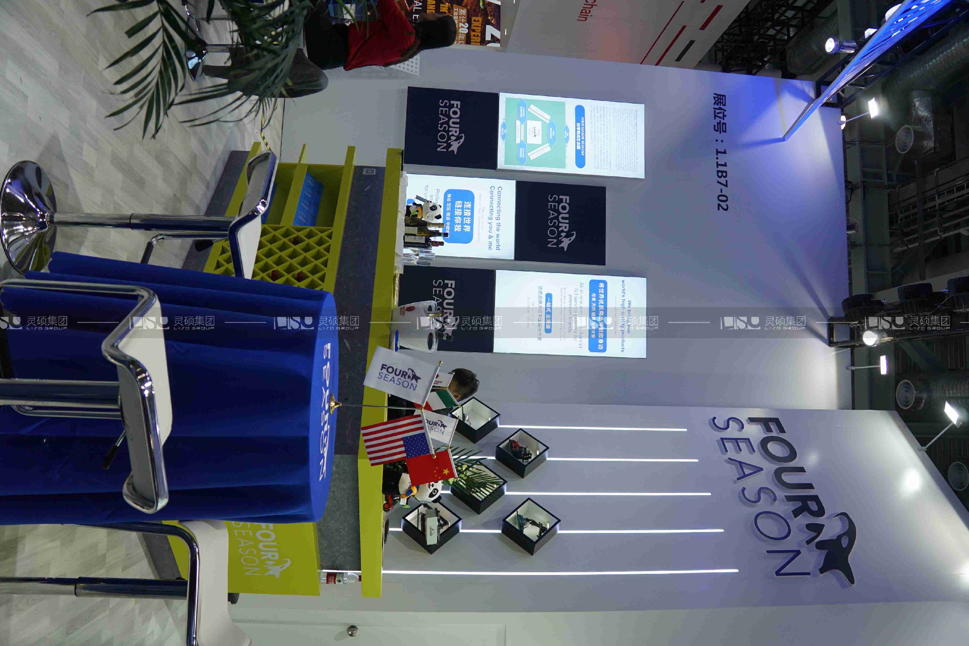 四季供應(yīng)鏈-2019年上海展會展臺設(shè)計(jì)案例
