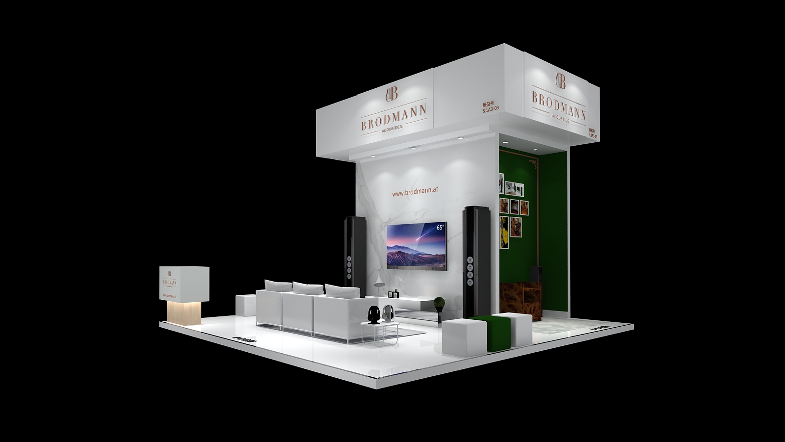 波特曼Brodmann-上海展會展臺設(shè)計(jì)案例