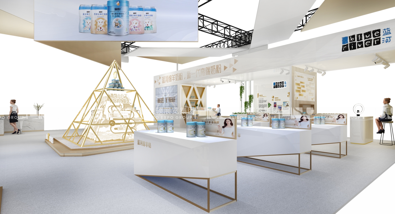 藍(lán)河-上海展會展臺設(shè)計(jì)搭建案例