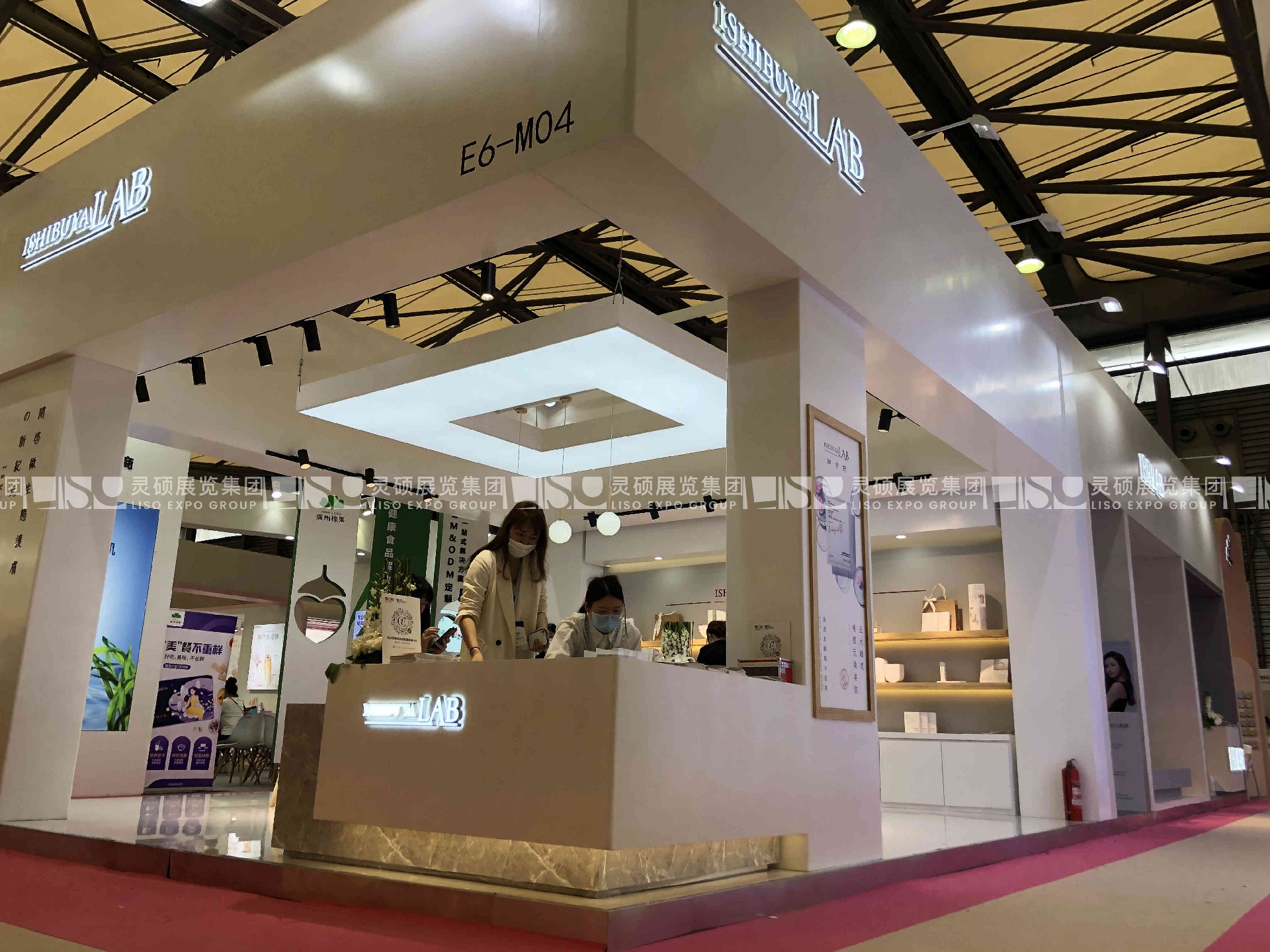 細(xì)步野ISHIBUYALAB—美博會展臺設(shè)計搭建