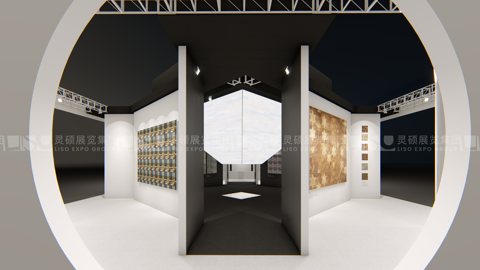 地面材料展展臺設(shè)計(jì)搭建案例-森林之星