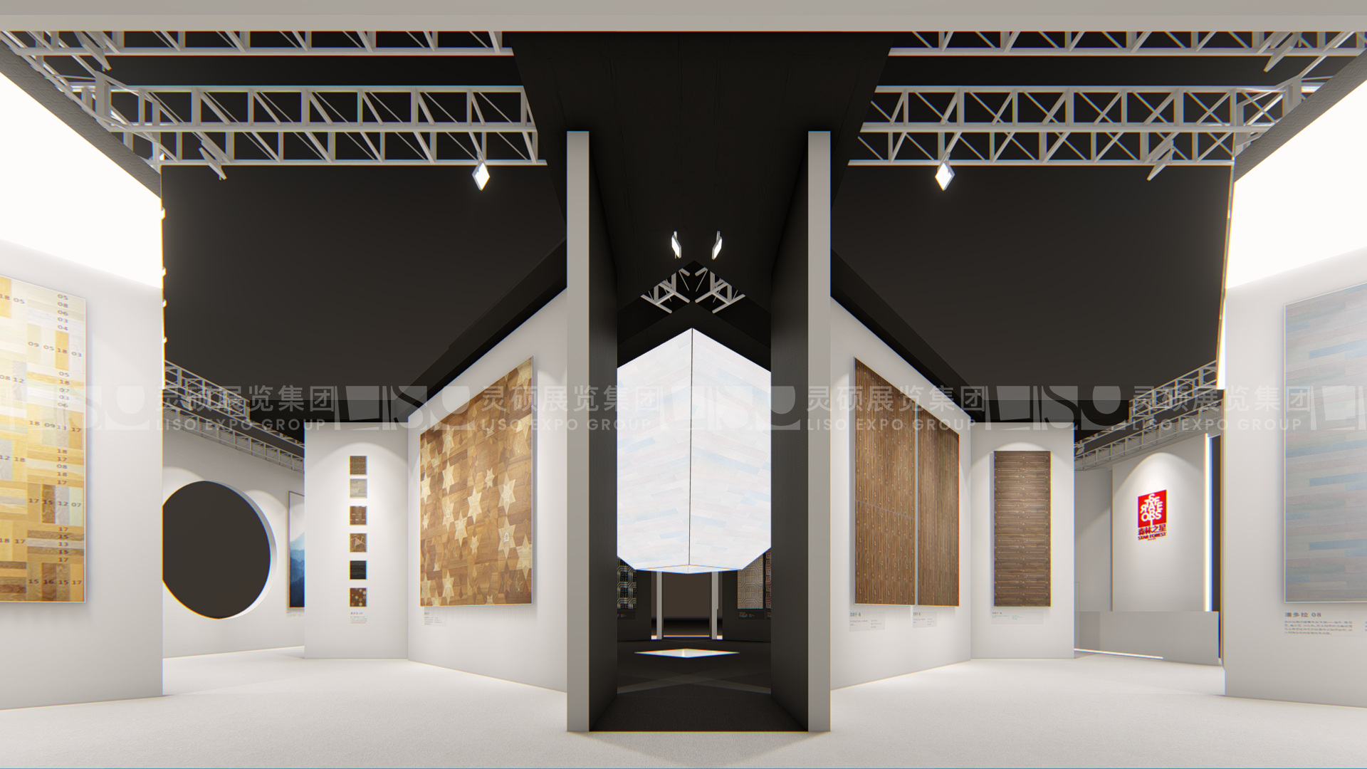 地面材料展展臺設(shè)計(jì)搭建案例-森林之星