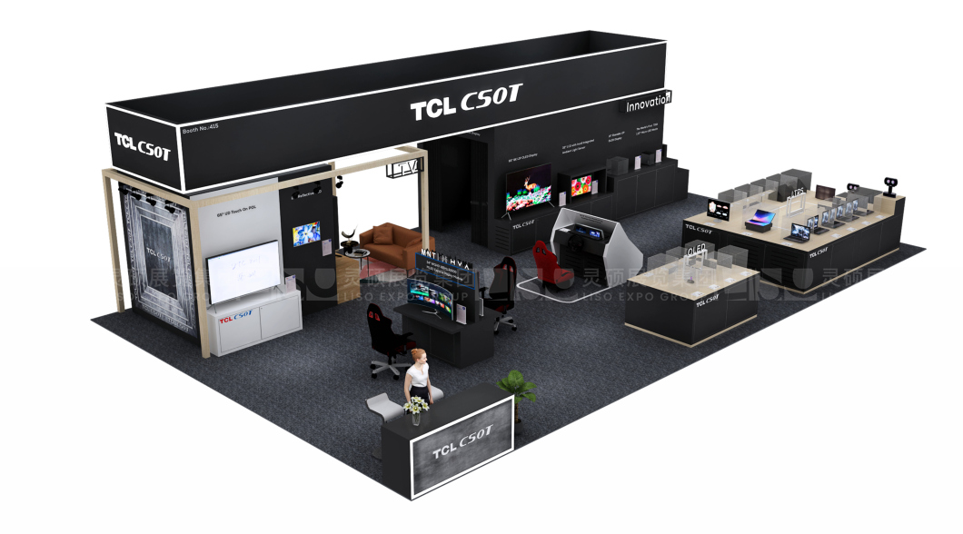 國外展臺(tái)設(shè)計(jì)搭建-華星光電