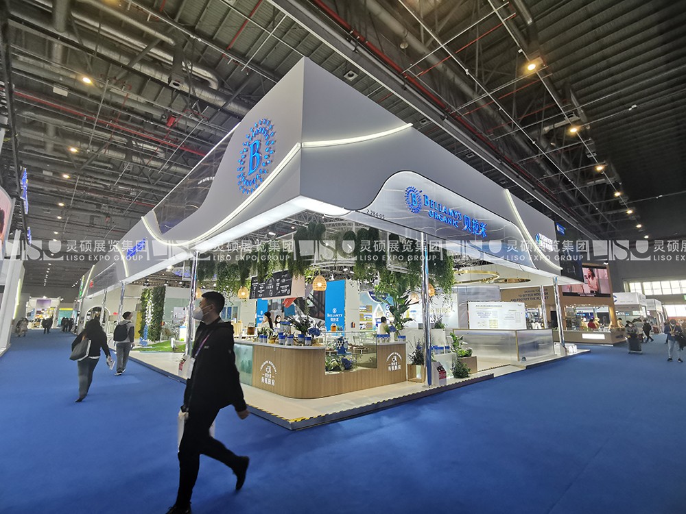 上海展會展臺設(shè)計搭建案例-澳優(yōu)乳業(yè)