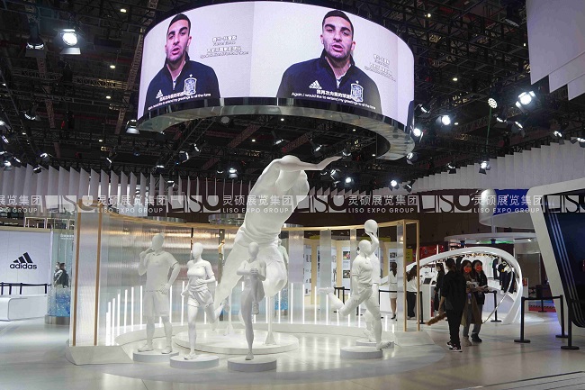 阿迪達(dá)斯adidas上海展會(huì)展覽展臺(tái)設(shè)計(jì)搭建案例