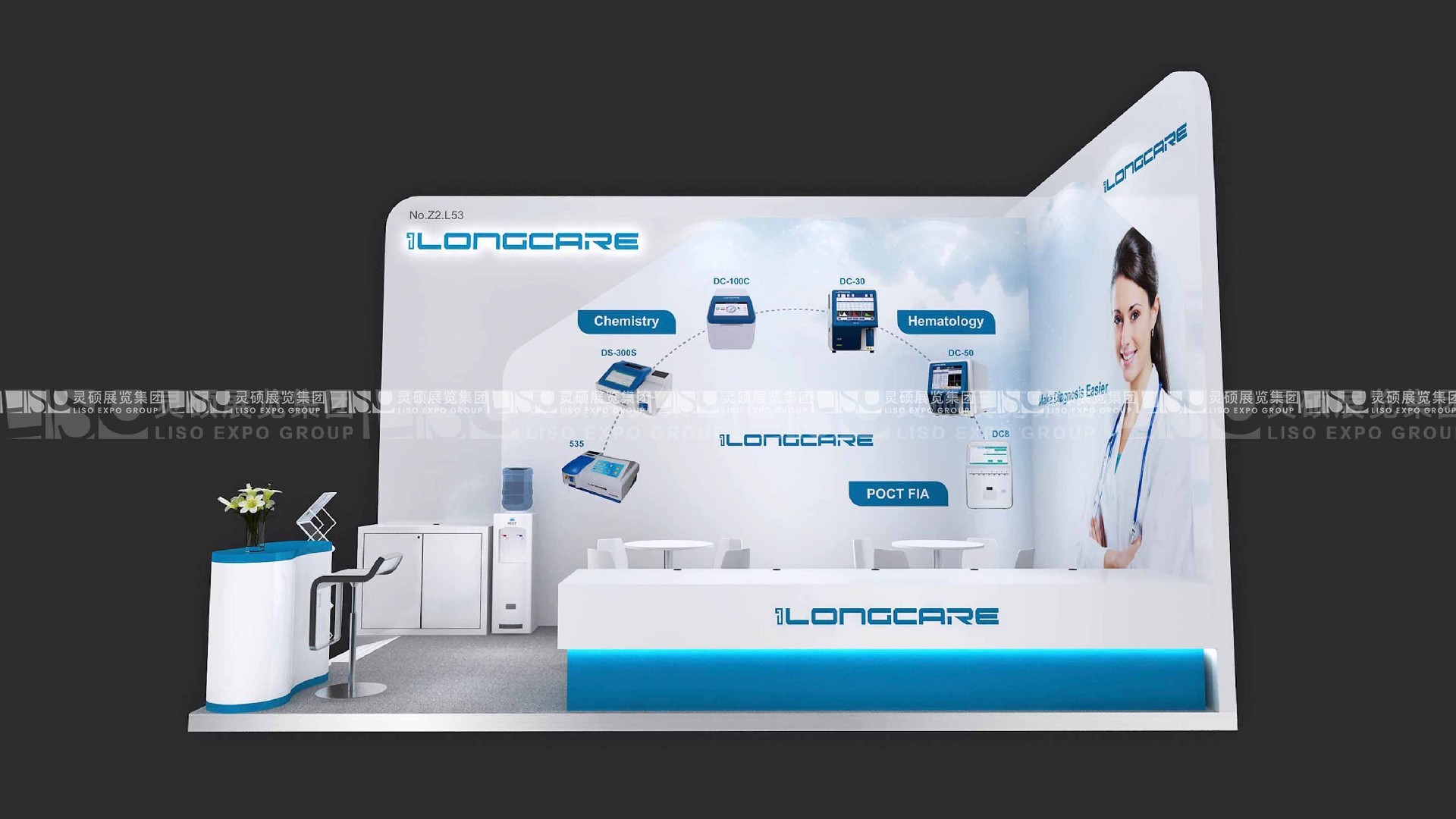 國(guó)外展臺(tái)設(shè)計(jì)搭建-朗凱