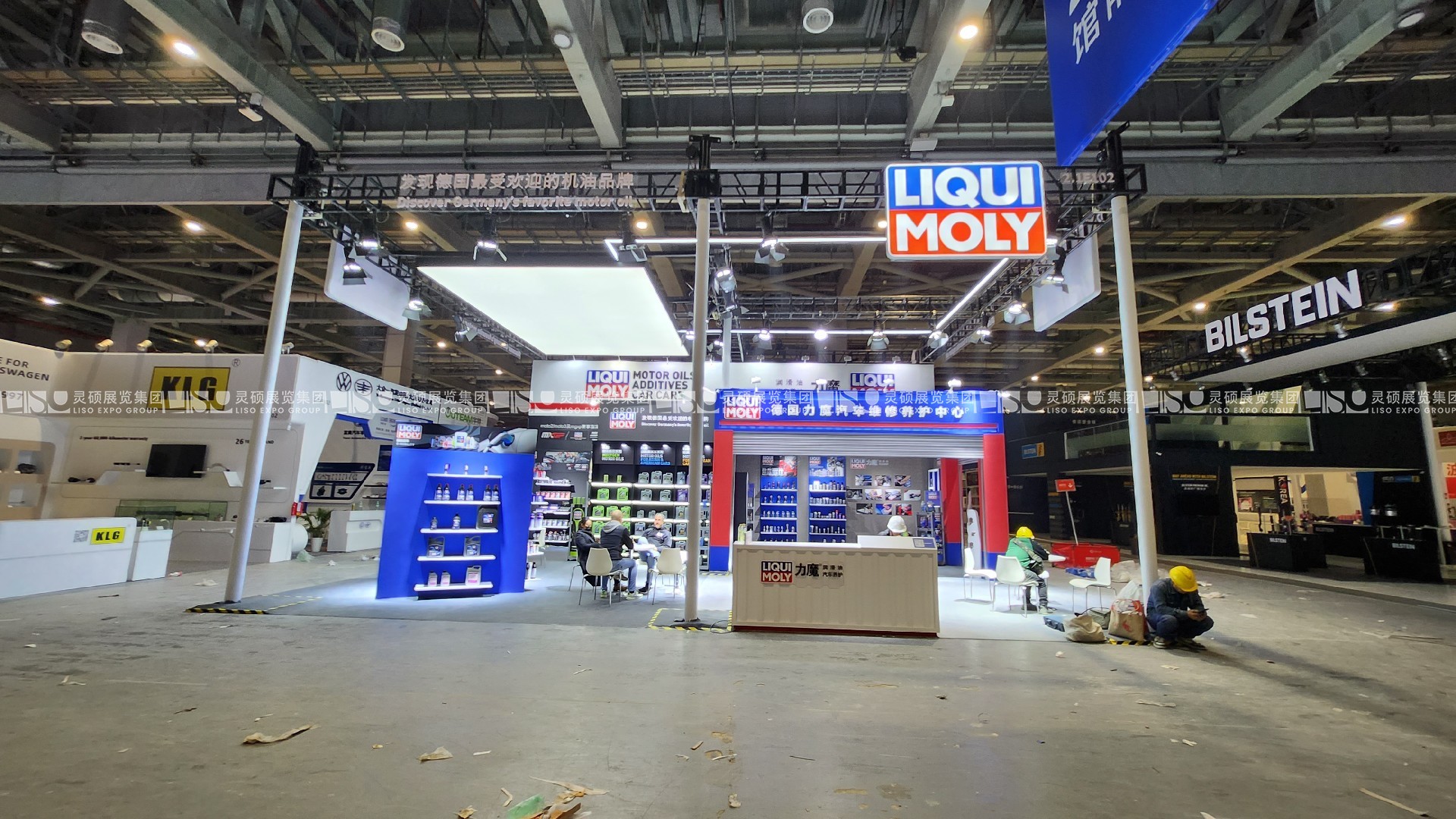 上海汽配展展臺(tái)搭建案例-德國力魔