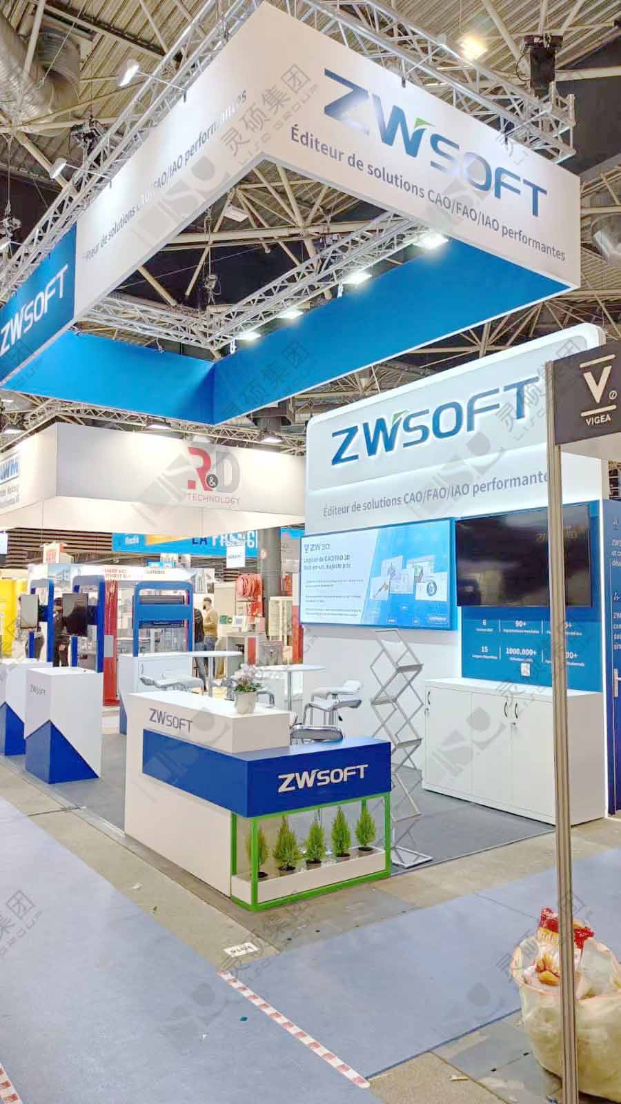 法國(guó)工業(yè)展展臺(tái)設(shè)計(jì)搭建-中望