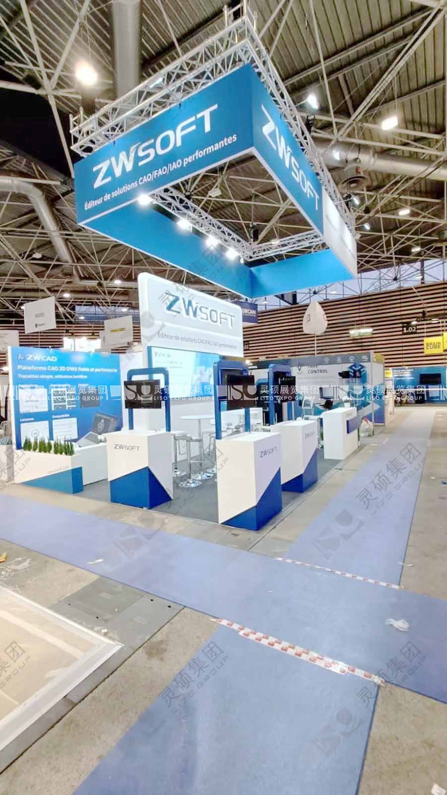 法國工業(yè)展展臺設計搭建-中望