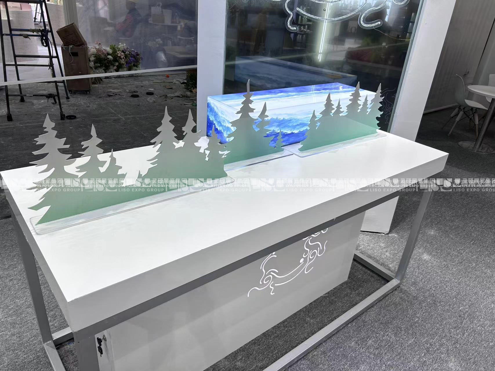 美博會展臺設計搭建案例-芬暢