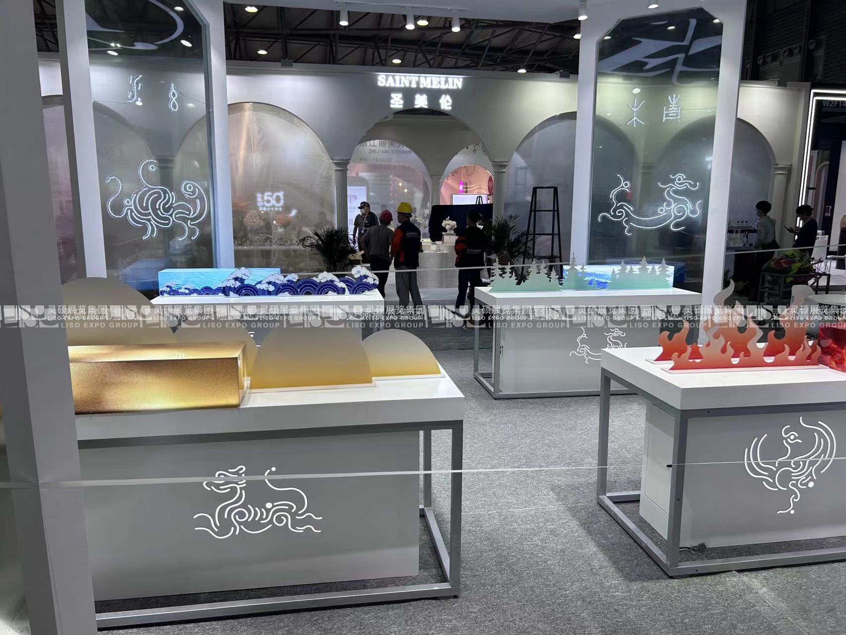 美博會展臺設計搭建案例-芬暢