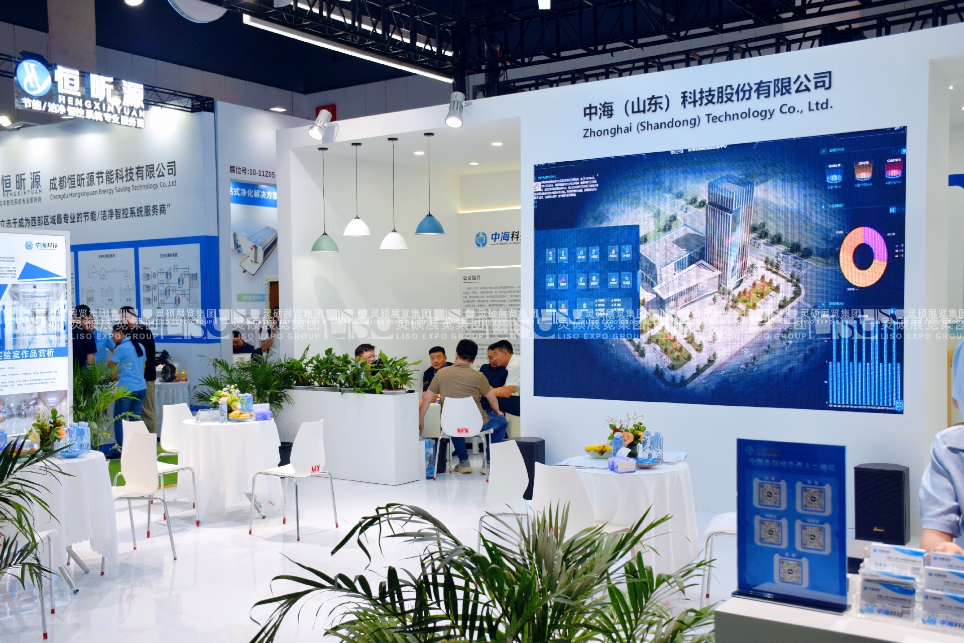 醫(yī)院建設(shè)大會展臺設(shè)計搭建案例-中?？萍? title=