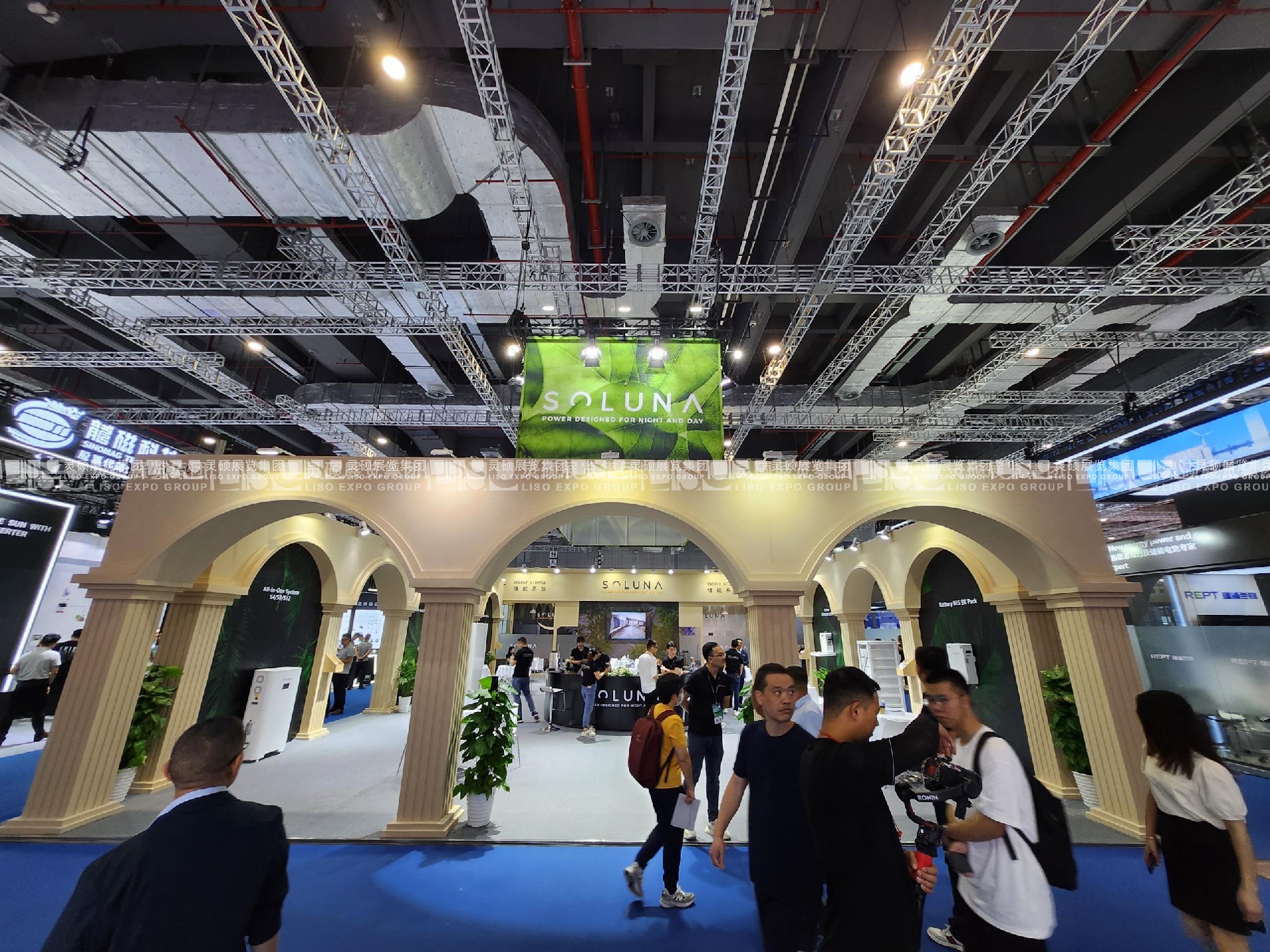 SNEC展臺設計搭建案例-德朗能