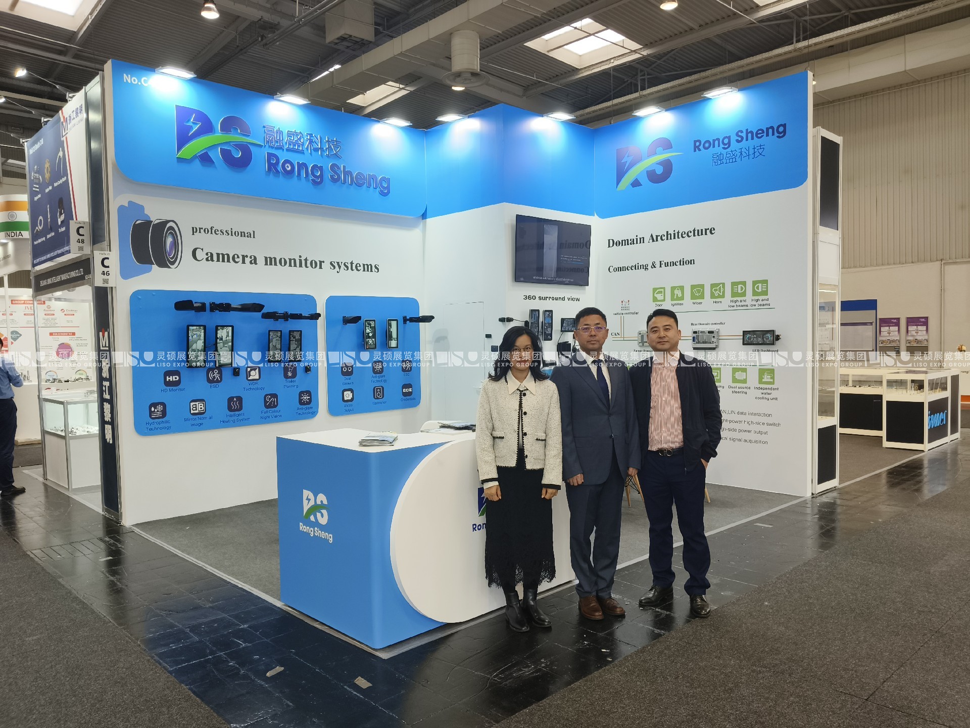 德國(guó)漢諾威車(chē)展展臺(tái)設(shè)計(jì)搭建案例-融盛科技