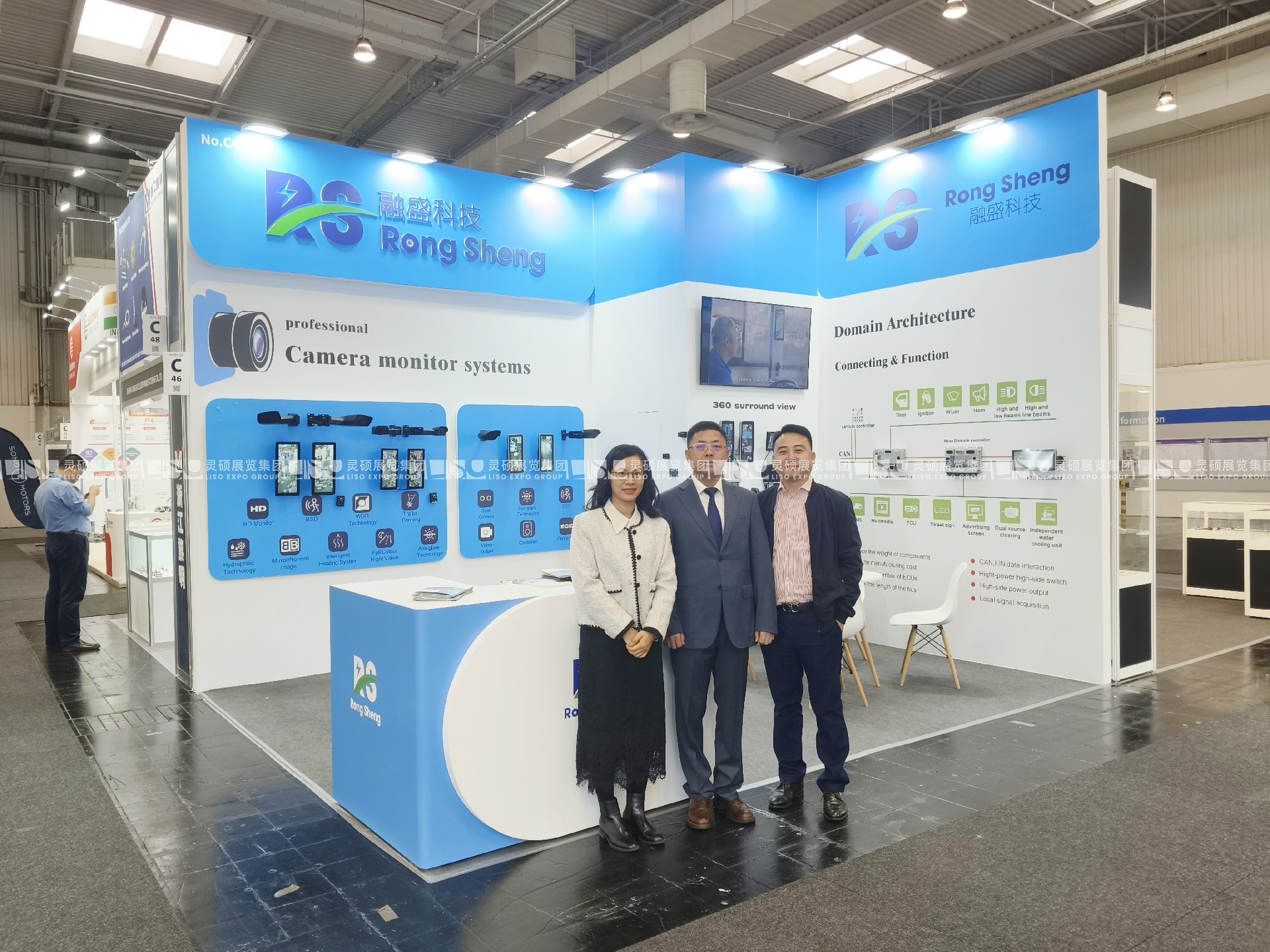 德國(guó)漢諾威車(chē)展展臺(tái)設(shè)計(jì)搭建案例-融盛科技