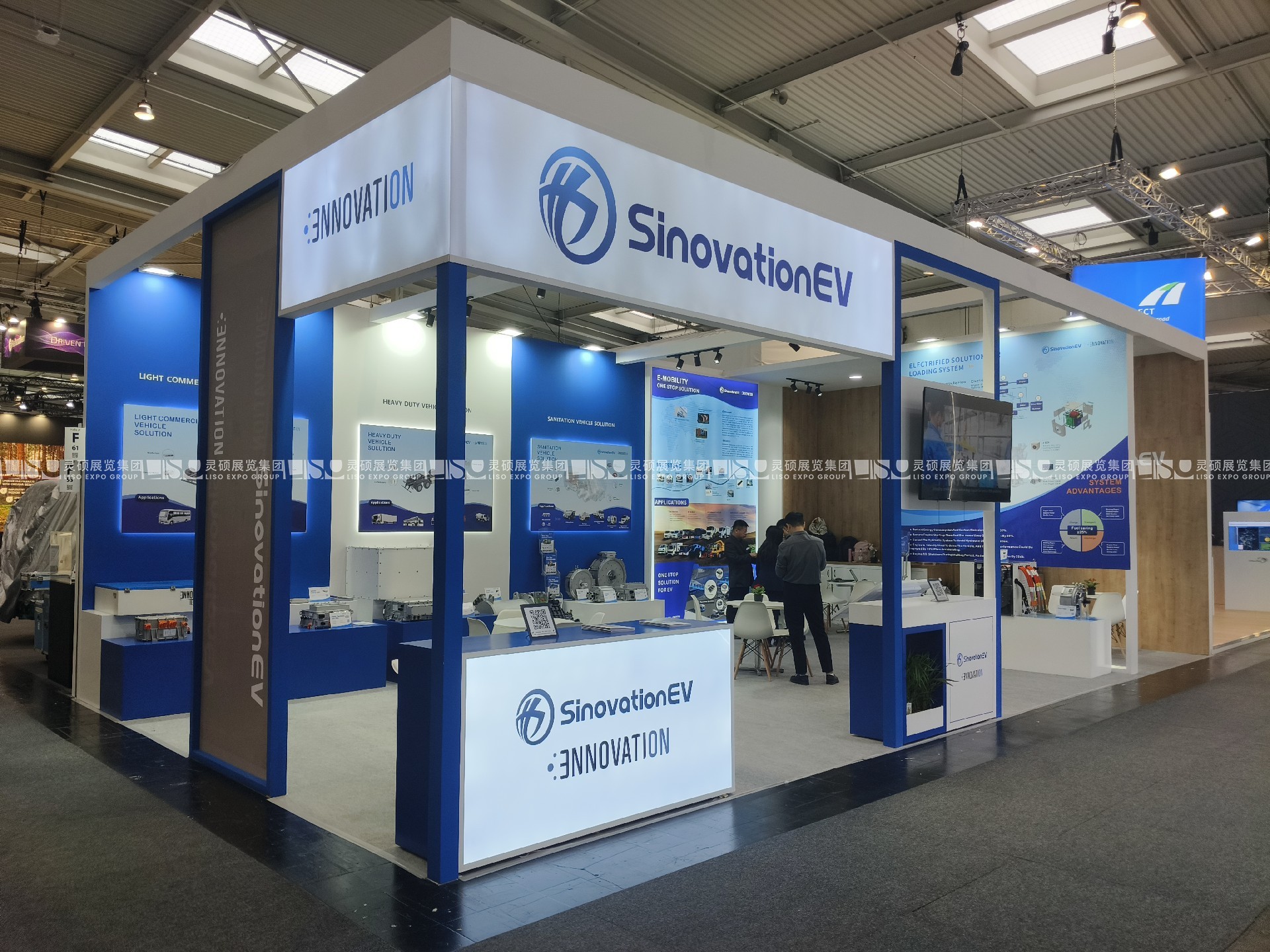 德國漢諾威車展展臺(tái)設(shè)計(jì)搭建案例-理工華創(chuàng)