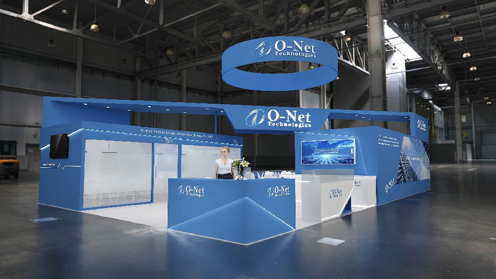 美國(guó)展臺(tái)設(shè)計(jì)搭建（光纖通訊展）