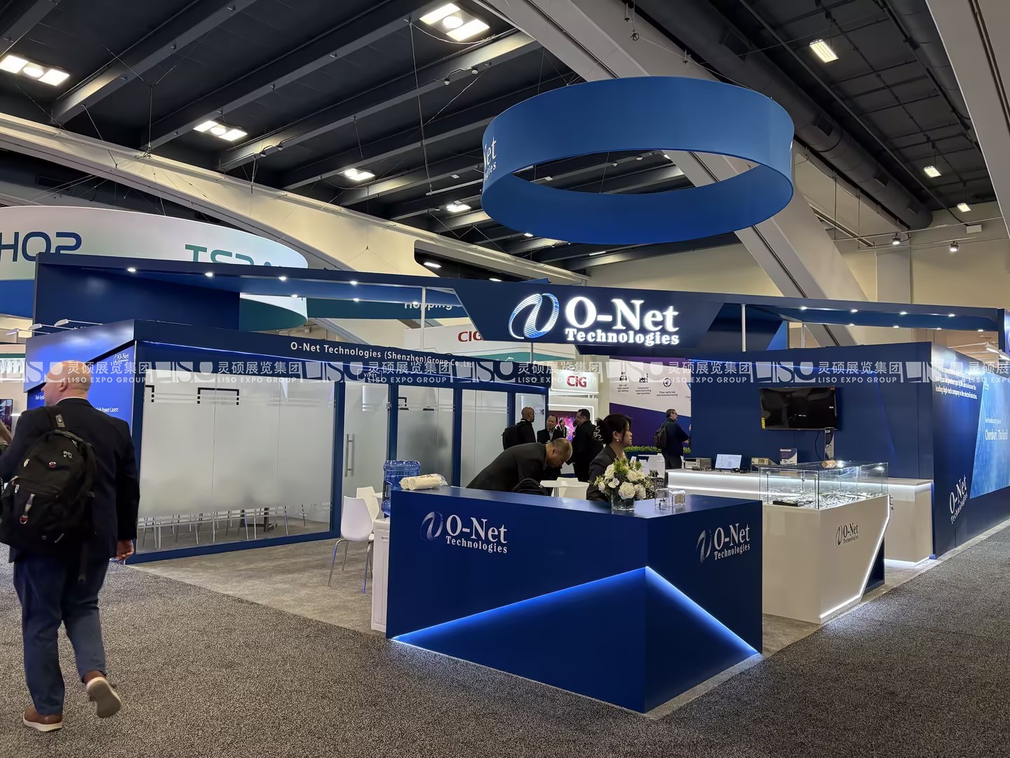 美國展臺設(shè)計(jì)搭建（光纖通訊展）