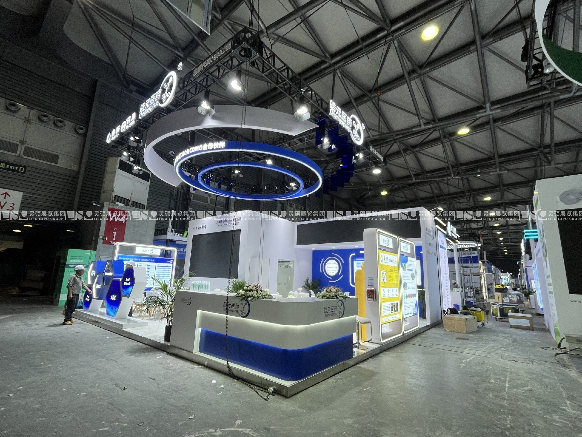 上海展臺設(shè)計(jì)搭建（世界制藥原料展）