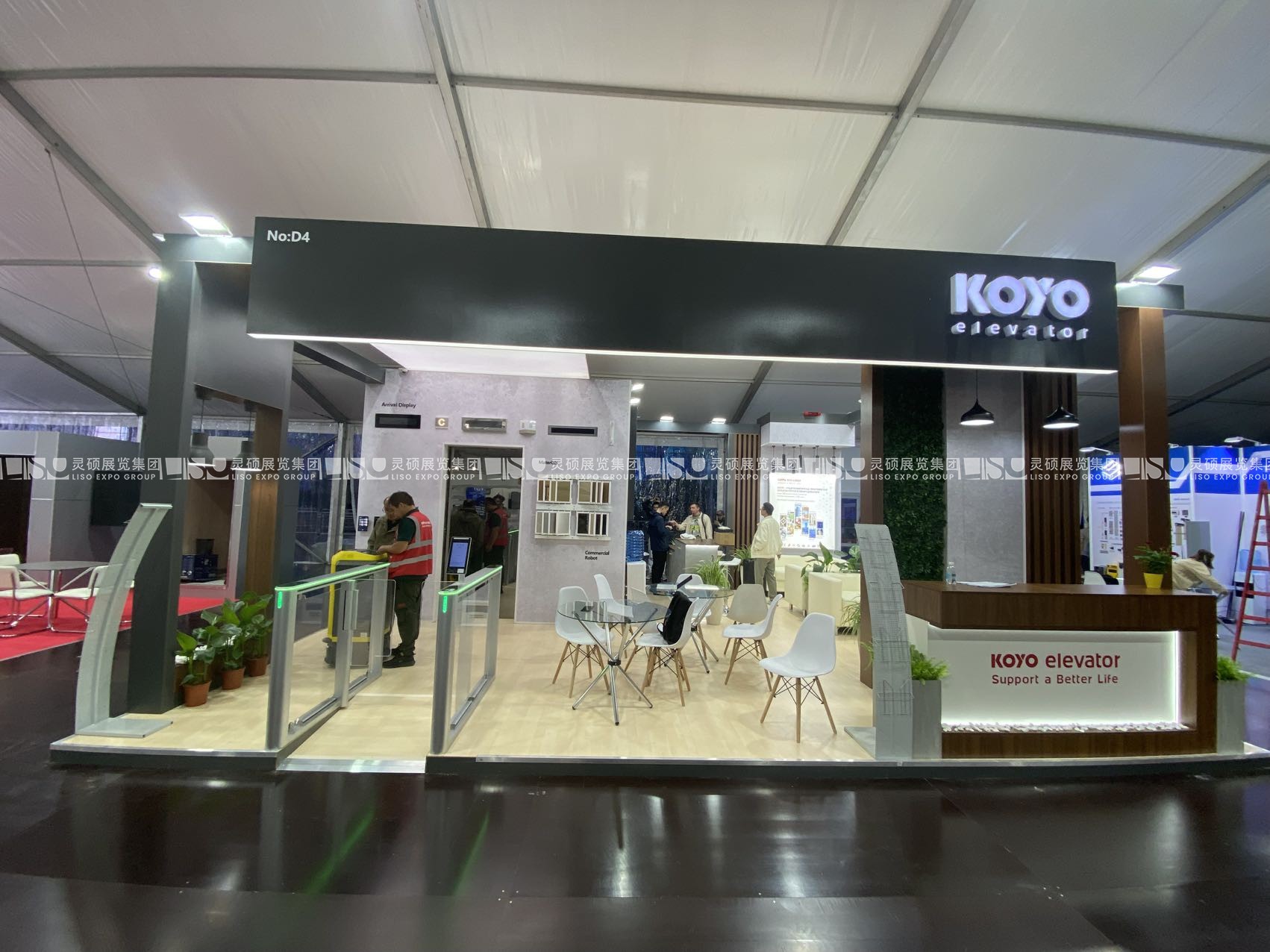 俄羅斯展臺設計搭建（電梯展VDNH）