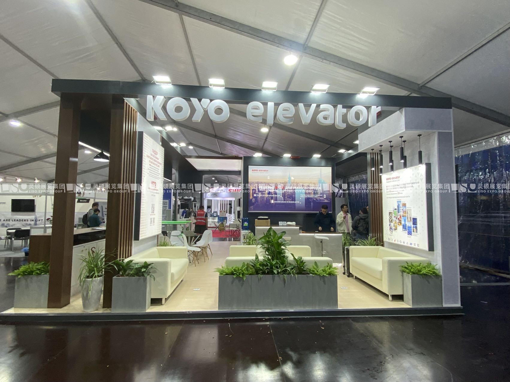 俄羅斯展臺設計搭建（電梯展VDNH）