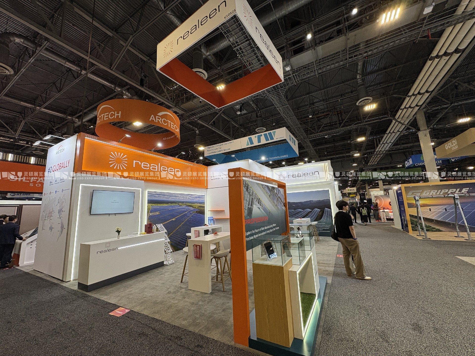 美國展臺設(shè)計搭建（太陽能展）